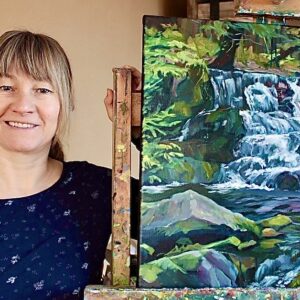 Online kurz Kurz olejomalby „Malujeme moře a vodopády"