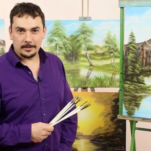 Online kurz Kurz olejomalby - metodou Bob Ross ® HD